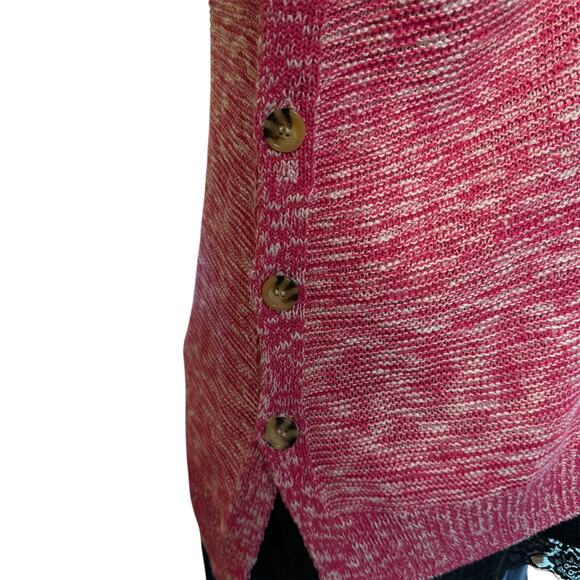 Lane Bryant Spring/Summer Short Sleeved Sweater Size 14/16 in Pink & White - Picture 5 of 8